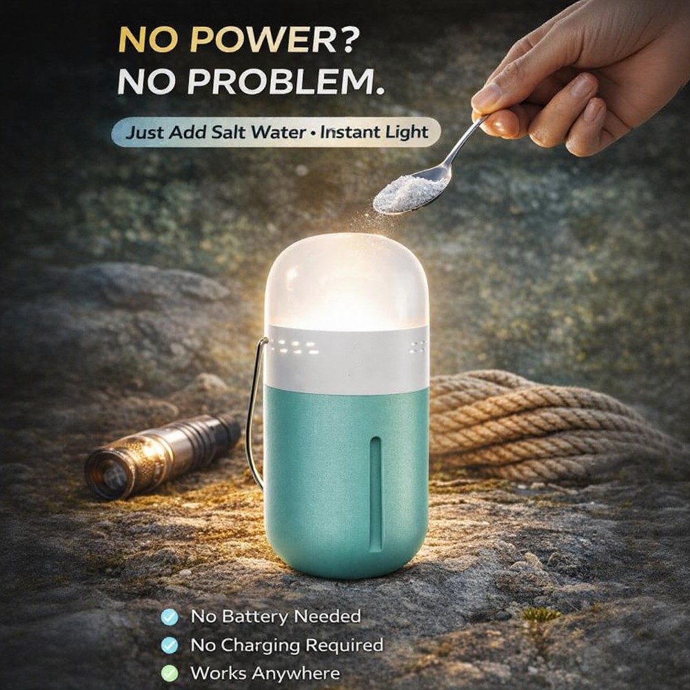 Portable Saline Lamp Compact 6 - Power Outage Light review and price