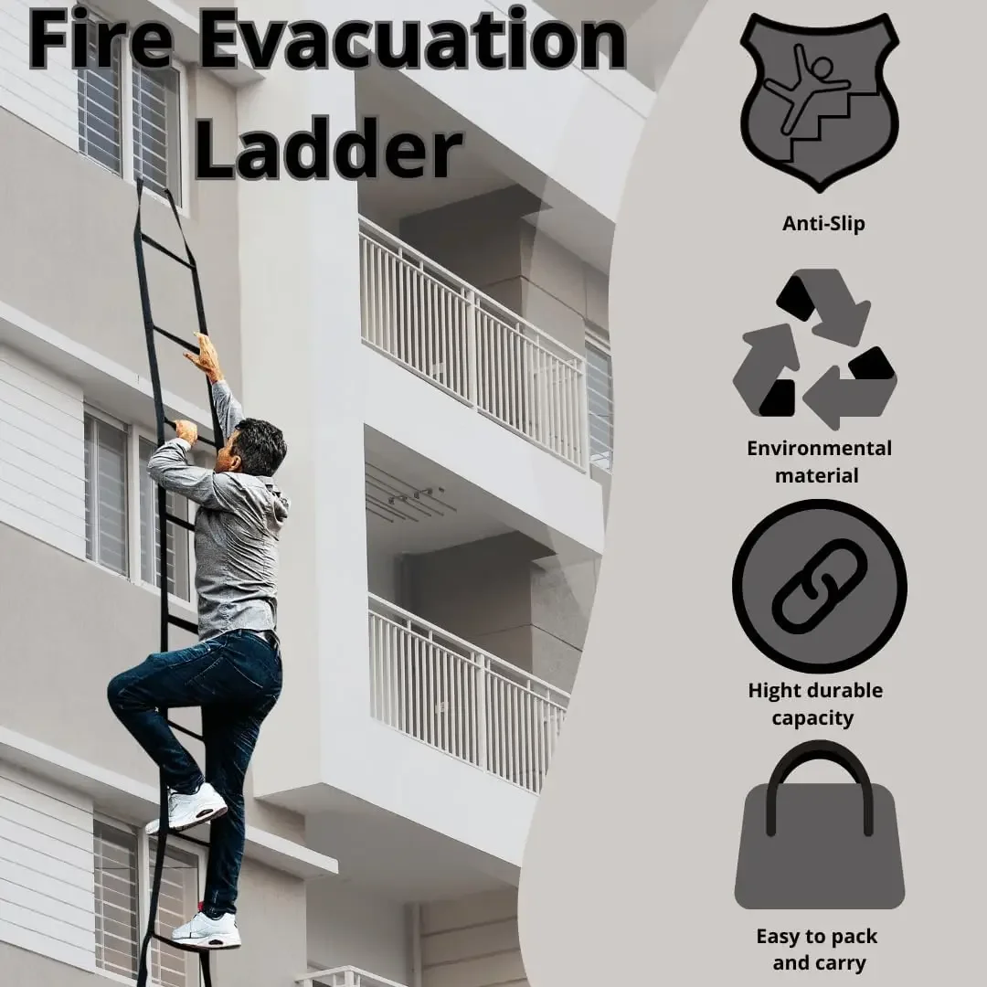 Reusable Fire Escape Ladder 3  - Fire Escape Ladder review and price
