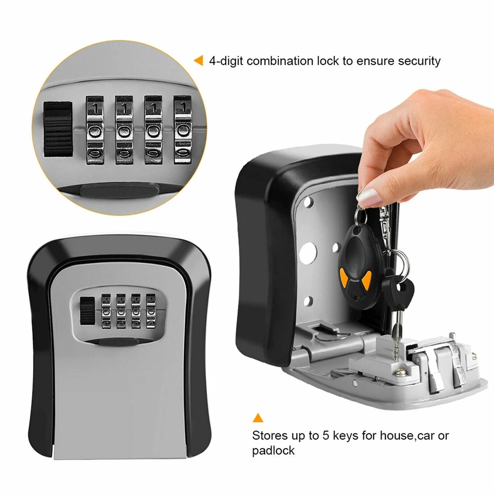 Wall Mount Key Lock Box 4 Digi - Lockbox Key Secure review and price