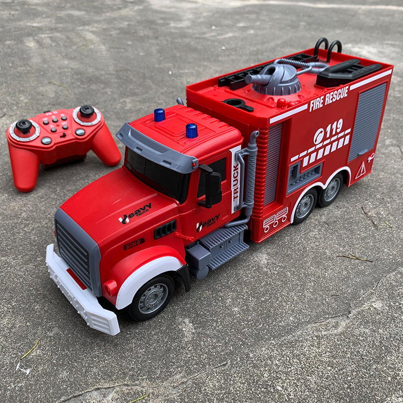 2.4G RC Fire Engine Car with S - Fire Escape Ladder review and price